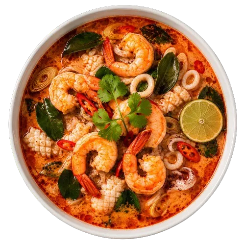 Tom Yum Seafood Soup — Maharani Indian Restaurant, Kurunegala