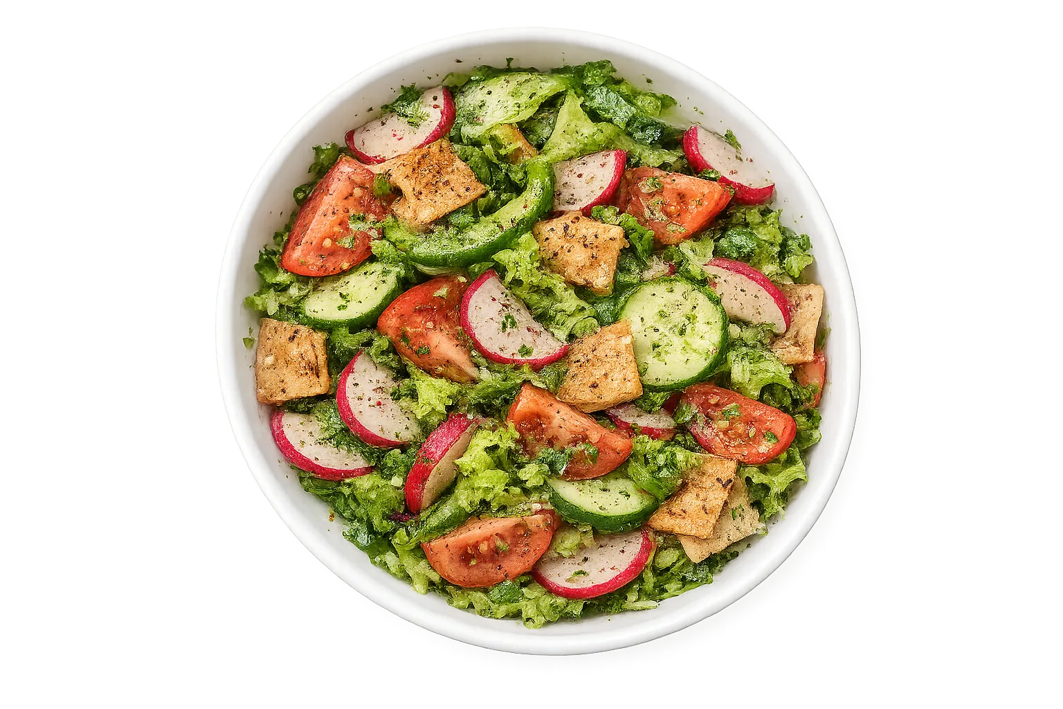 Fattoush Salad — Maharani Indian Restaurant, Kurunegala