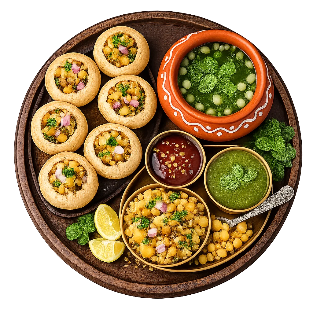 Pani Puri Set (6 pcs) — Maharani Indian Restaurant, Kurunegala