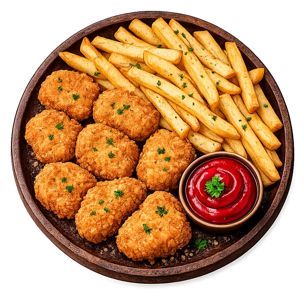 Chicken Nuggets & Fries — Maharani Indian Restaurant, Kurunegala
