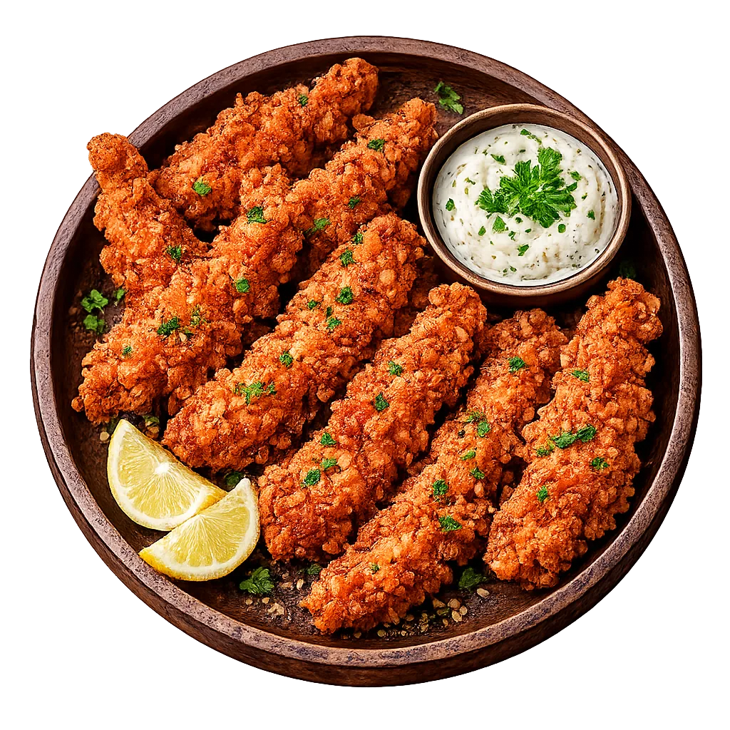 Crispy Chicken Strips (8 pcs) — Maharani Indian Restaurant, Kurunegala