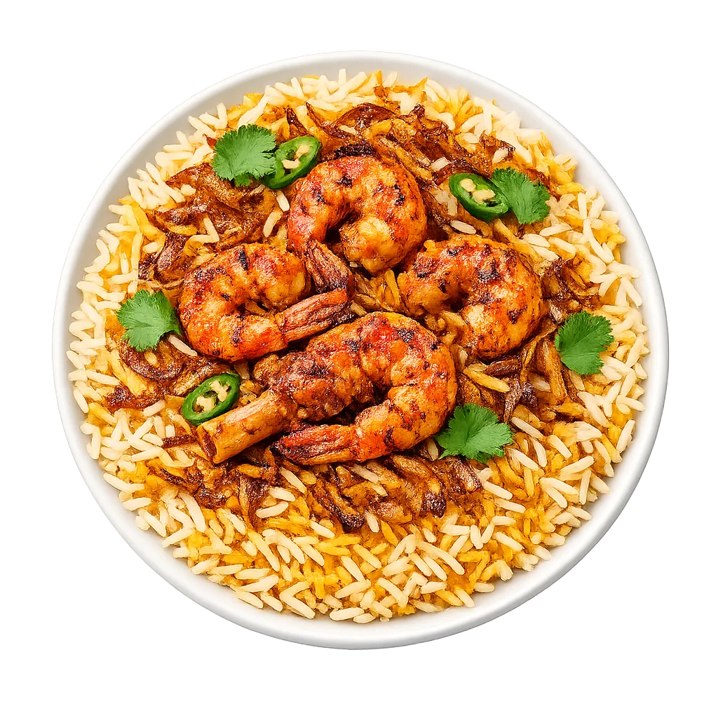 Prawns Biryani — Maharani Indian Restaurant, Kurunegala