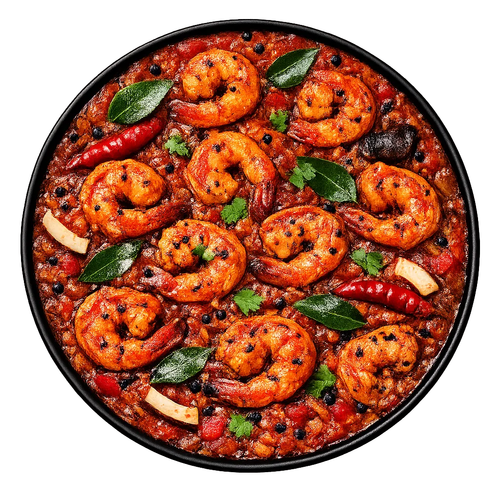 Prawns Masala — Maharani Indian Restaurant, Kurunegala