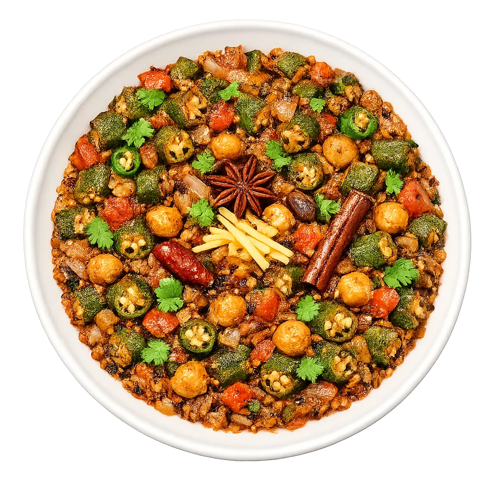 Bhindi Masala — Maharani Indian Restaurant, Kurunegala