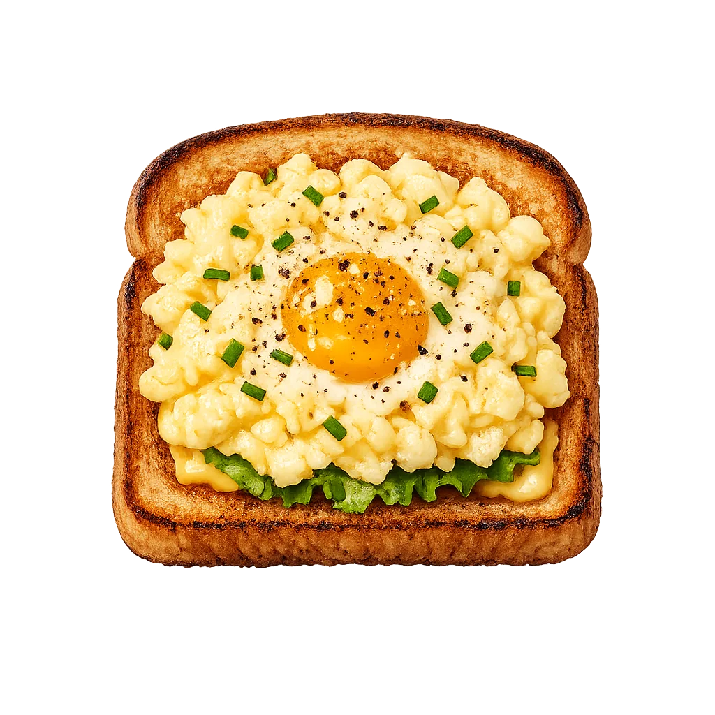 Scrambled Egg Toast — Maharani Indian Restaurant, Kurunegala