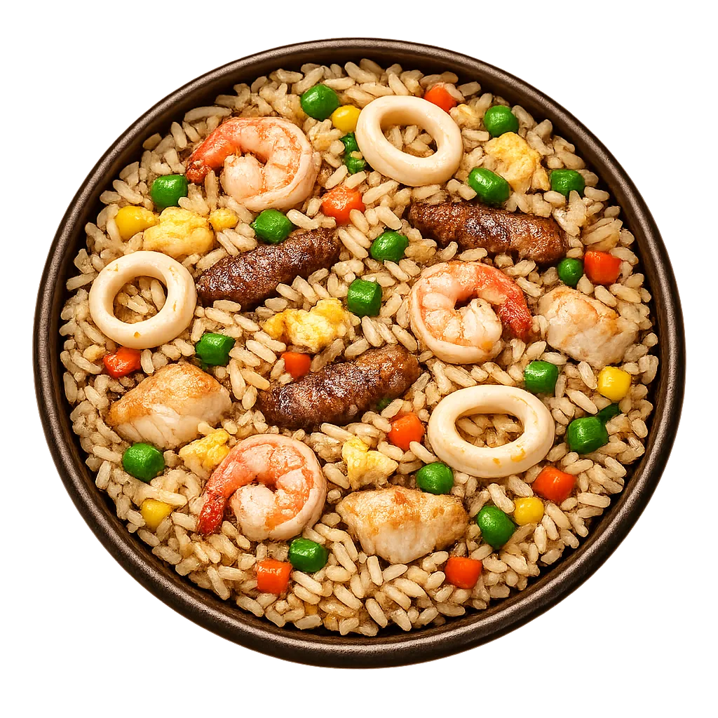 Seafood Fried Rice — Maharani Indian Restaurant, Kurunegala