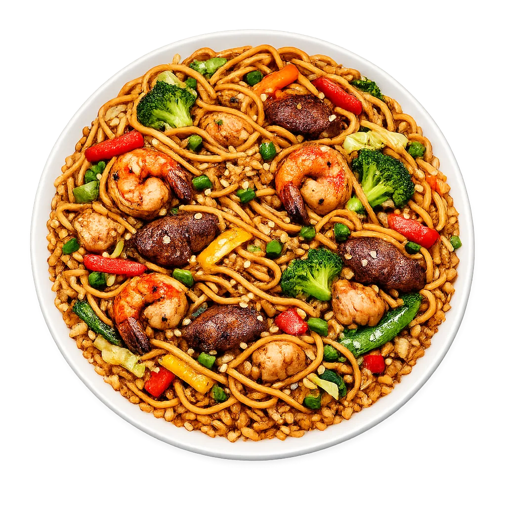 Vegetable Fried Noodles — Maharani Indian Restaurant, Kurunegala