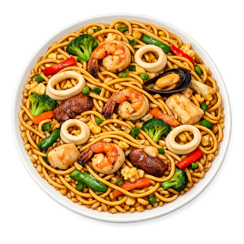 Seafood Fried Noodles — Maharani Indian Restaurant, Kurunegala