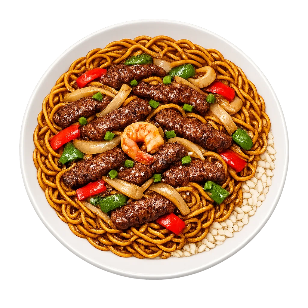 Beef Fried Noodles — Maharani Indian Restaurant, Kurunegala