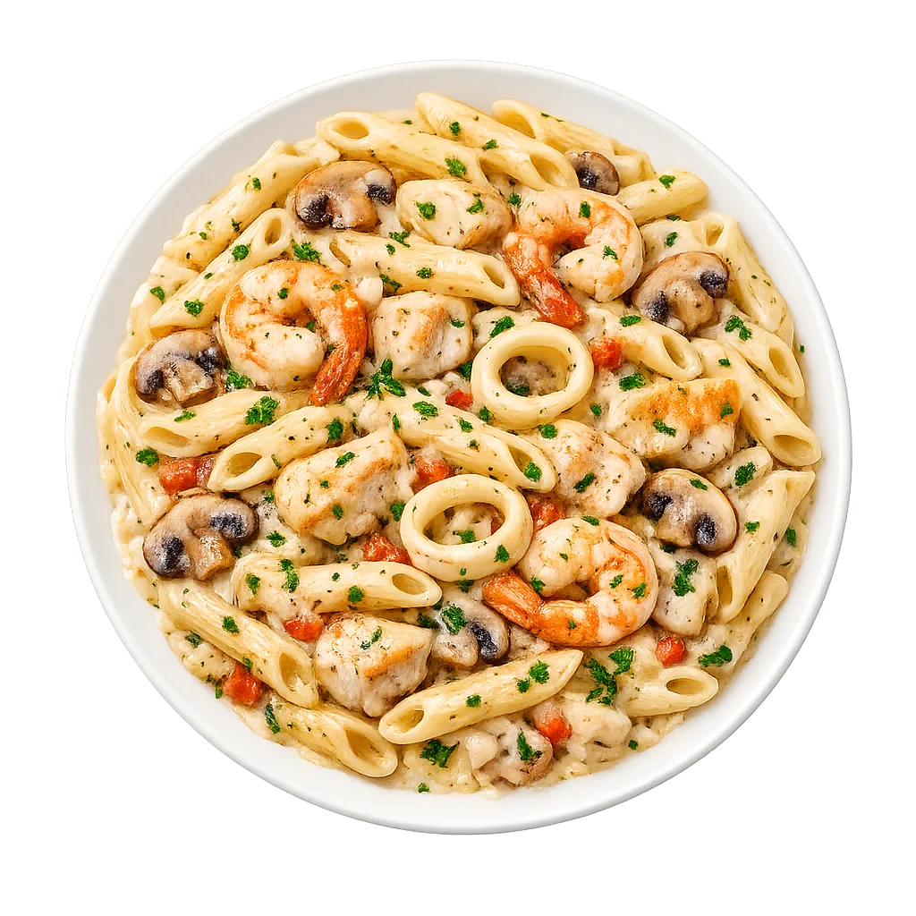 Pasta Alfredo — Maharani Indian Restaurant, Kurunegala