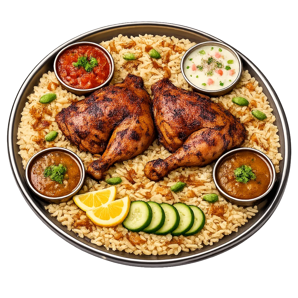 Arabian Chicken Mandi Rice — Maharani Indian Restaurant, Kurunegala