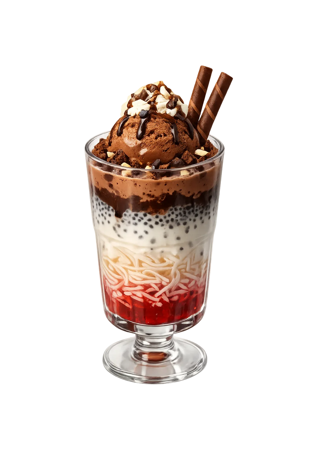 Chocolate Falooda — Maharani Indian Restaurant, Kurunegala
