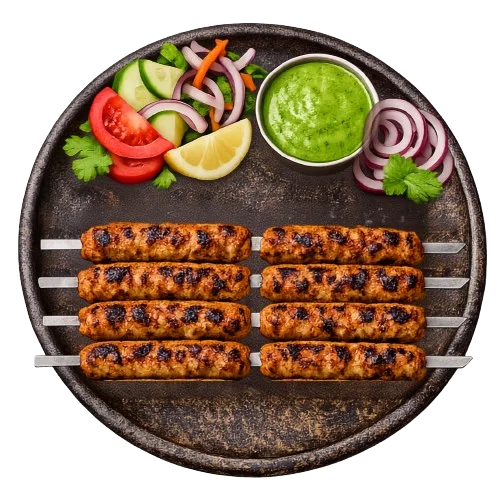 Chicken Seekh Kebabs (8 pcs) — Maharani Indian Restaurant, Kurunegala