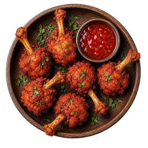 Chicken Lollipop (6 pcs) — Maharani Indian Restaurant, Kurunegala
